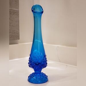 Vintage Fenton hobnail vase